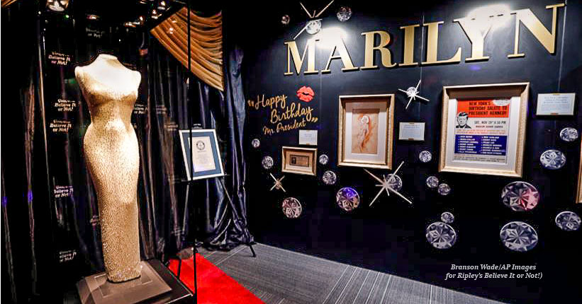 1800329 Ripleys Believe Marilyn Monroe Dress Edit - Marilyn Monroe's $5 million "Happy Birthday, Mr. President" dress coming to Branson!