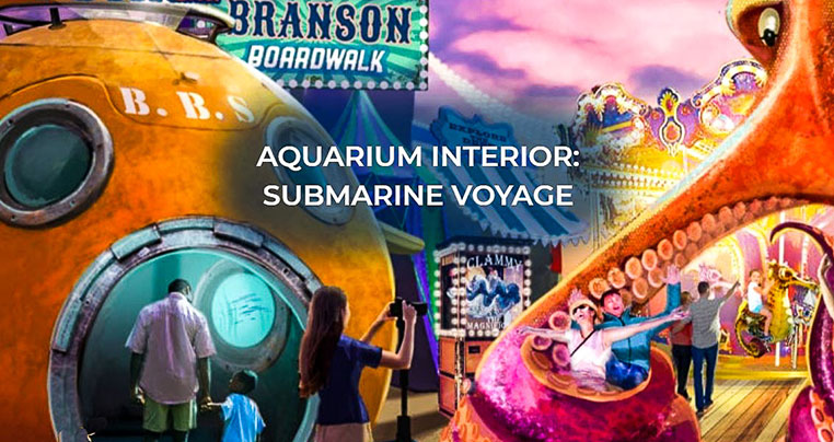 Branson Missouri Aquarium Interior: Submarine Voyage