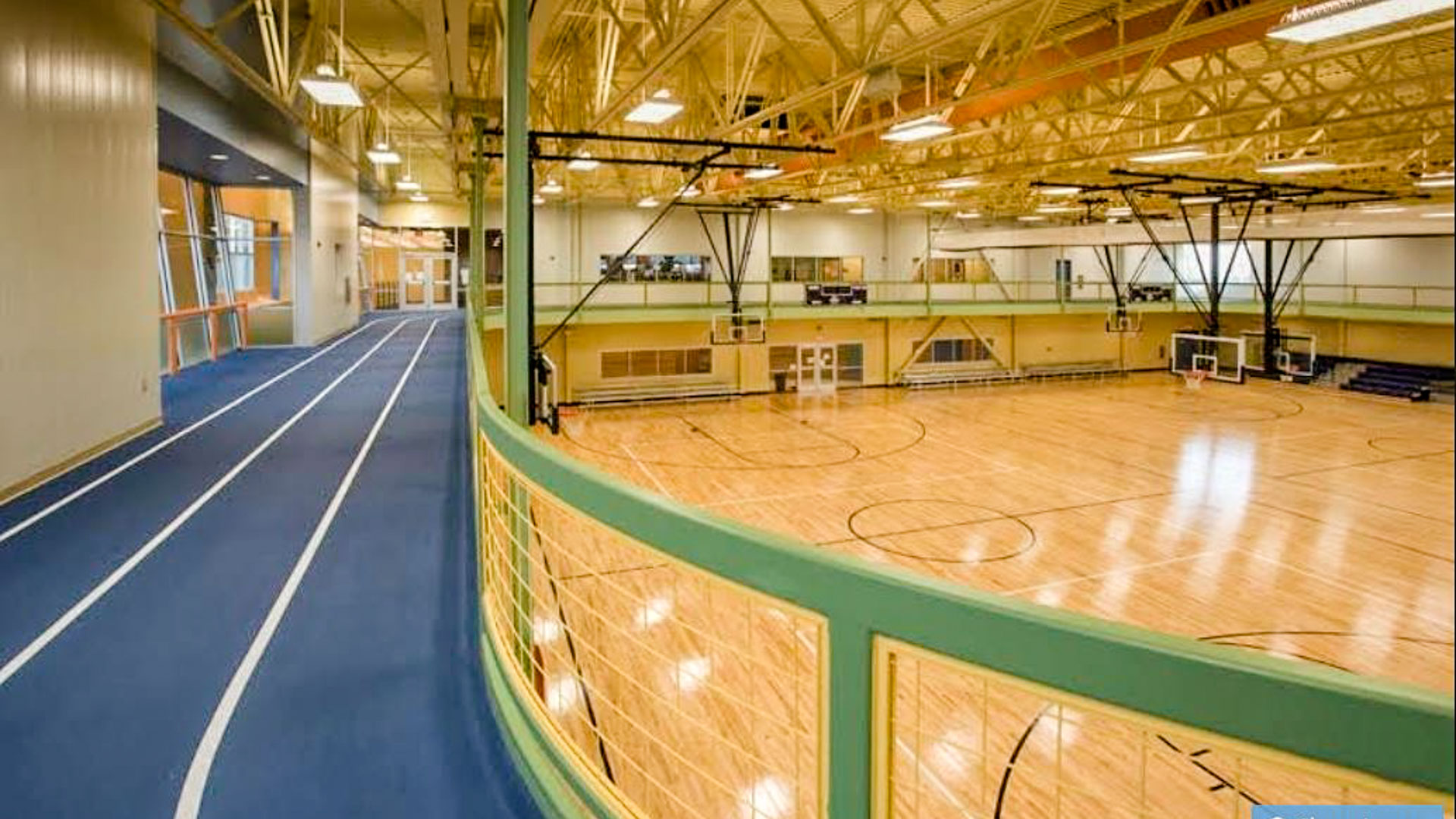 1903122 RecPlex Gymnasium Floor Walking Track NOP - RecPlex Gymnasium Floor Gets Refinishing on Steroids