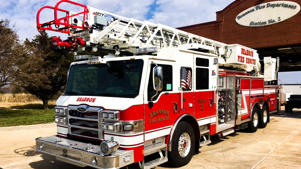 190423 New Ladder Turck - Branson Fire Department to Hold Ceremony for New Fire Truck