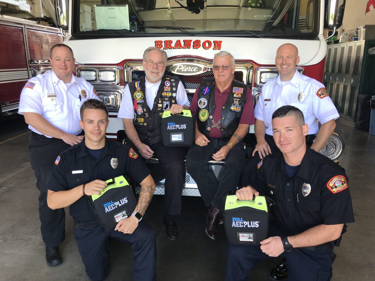 Branson Fire Department Receives Donation for Automatic External