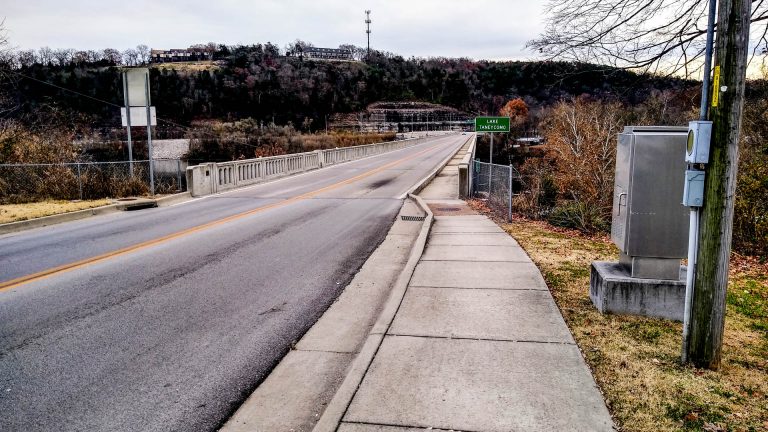 MoDOT to Reduce Lake Taneycomo Bridge to One-Lane Tuesday 20191117 Lake Taneycomo Bridge from Hensley Street 768x432 - MoDOT to Reduce Lake Taneycomo Bridge to One-Lane Tuesday