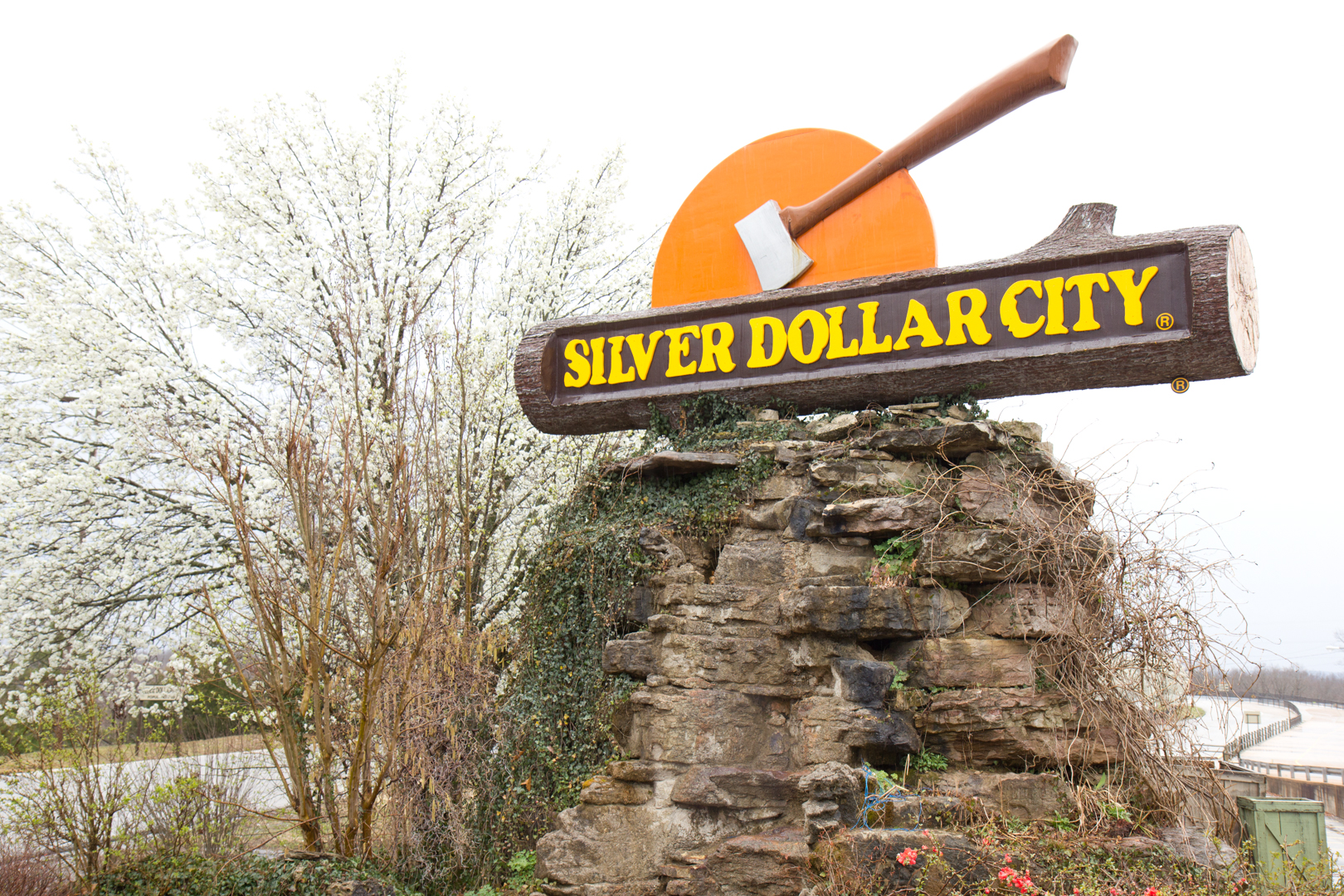 120308 SDC Entrance Spring Silver Dollar City - Five historical questions about Branson for your ponderation
